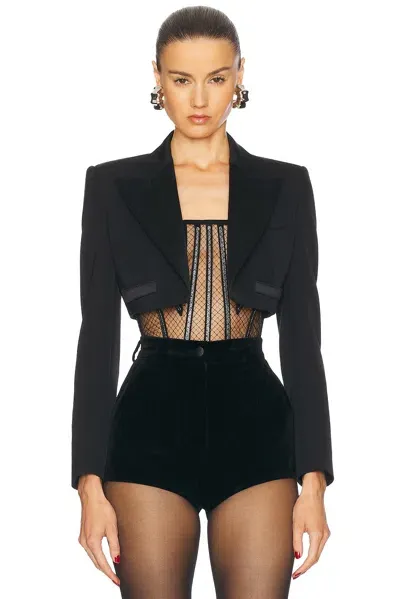 Dolce & Gabbana Tuxedo Jacket In Nero