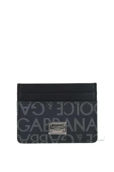 Dolce & Gabbana Wallets & Card Holders In Black