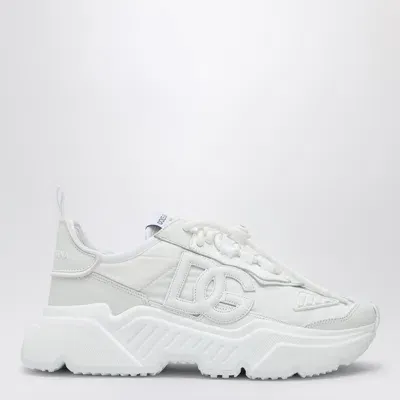 Dolce & Gabbana White Nylon Daymaster Trainer