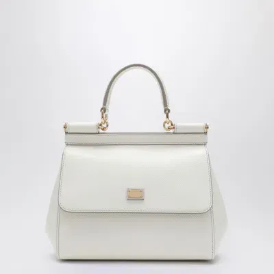 Dolce & Gabbana White Sicily Small Handbag