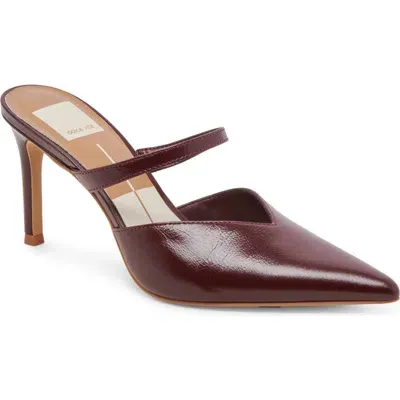 Dolce Vita Kanika Pointed Toe Pump In Burgundy Patent