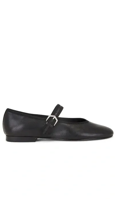 Dolce Vita Roslyn Mary Jane Flat In Black Leather