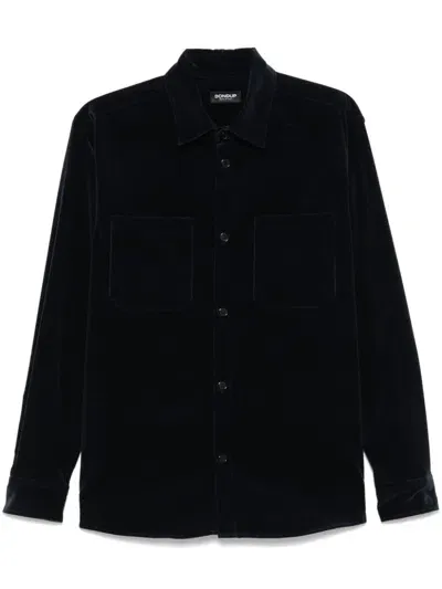 Dondup Corduroy Shirt In Blue