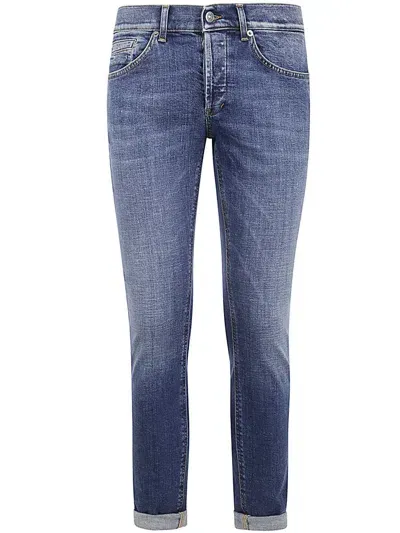 Dondup George Jeans Denim Stretch Organic In Blue