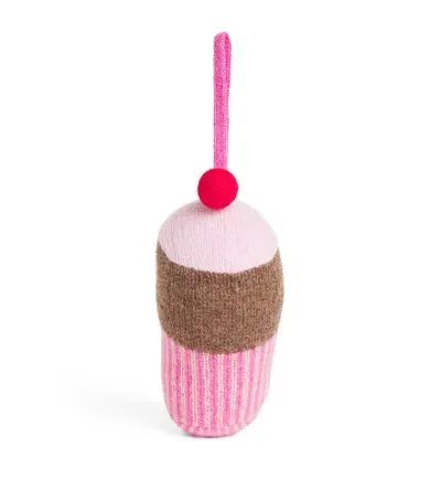 Donna Wilson Lambswool Cupcake Tree Decoration In Multi