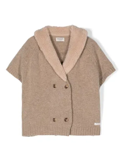 Donsje Kids' Merino Vest In Neutrals