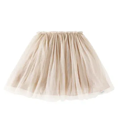 Donsje Kids' Pien Tulle Skirt In Beige