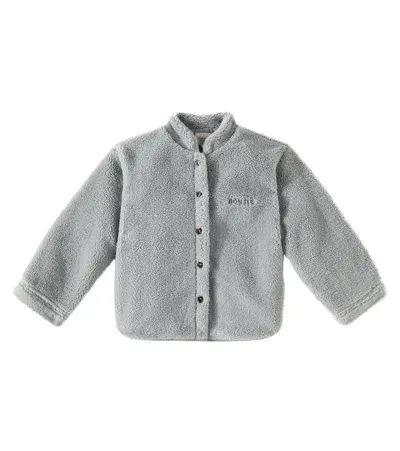 Donsje Kids' Thom Teddy Overshirt In Grey