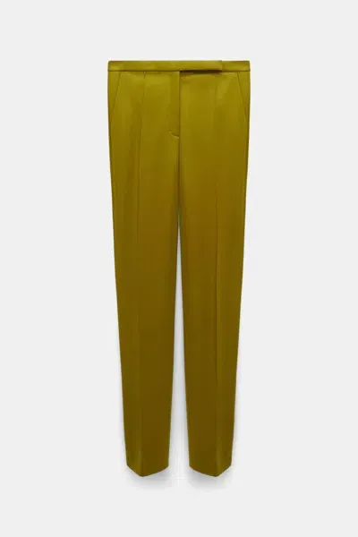 Dorothee Schumacher Casual Pants In Punto Milano In Green