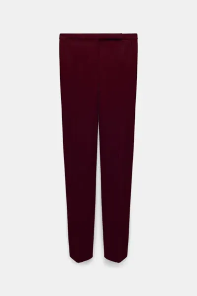 Dorothee Schumacher Casual Pants In Punto Milano In Red