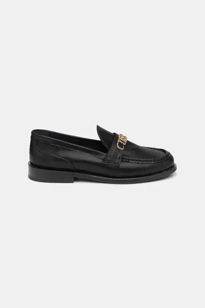 Dorothee Schumacher Loafers With Fanned D-ring Sash In Black