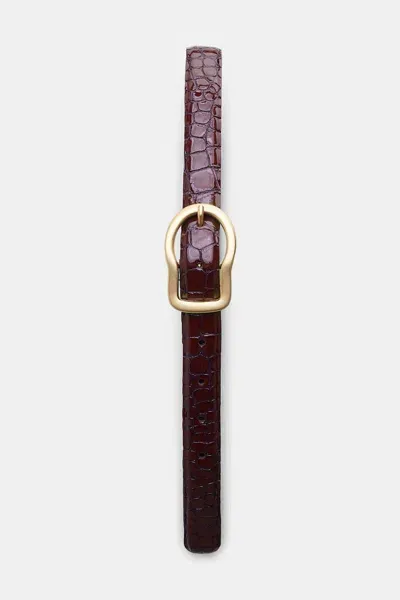 Dorothee Schumacher Reversible Belt In Red