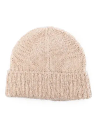 Dorothee Schumacher Turn-up Brim Beanie In Neutrals