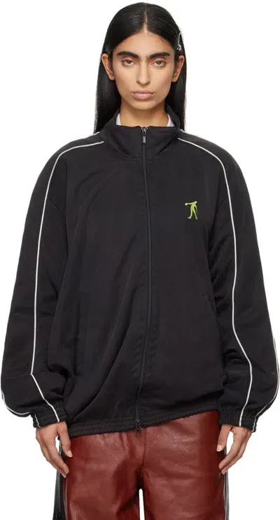 Doublet Black Zombie Silhouette Track Jacket