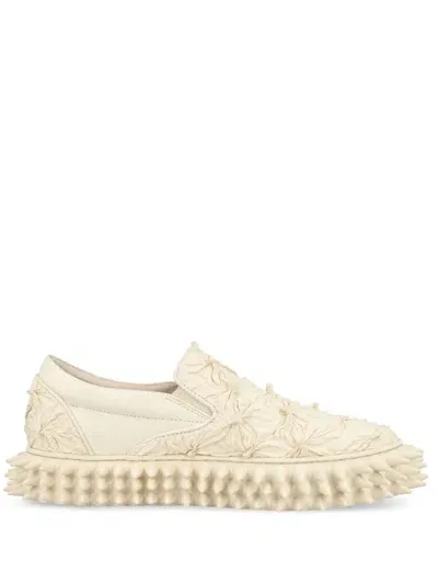 Doublet Porcupine Slip-on Sneakers In Neutrals