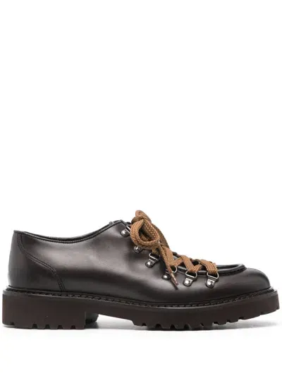 Doucal's Lace-up Shoe In Brown