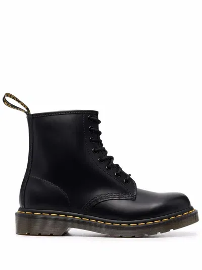 Dr. Martens' 1460 Vintage 101 Quilon Combat Boots In Schwarz