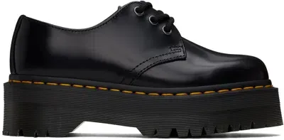 Dr. Martens' Black 1461 Smooth Leather Platform Derbys