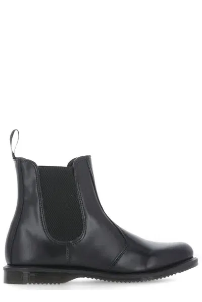 Dr. Martens' Dr. Martens Flora Smooth Chelsea Boots In Black