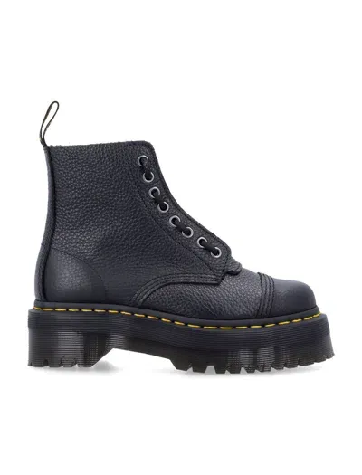 Dr. Martens' Dr. Martens Sinclair Combat Boots In Black