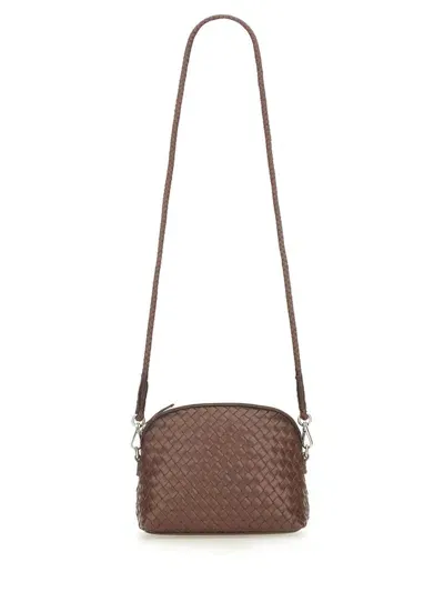 Dragon Diffusion Chunky Fellini Clutch Bag In Brown