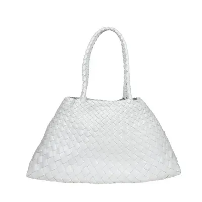 Dragon Diffusion Santa Croce Big Tote Bag In White