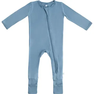 Dreamland Baby Kids'  Baby Pajamas With Dream Cuffs In Ocean Blue