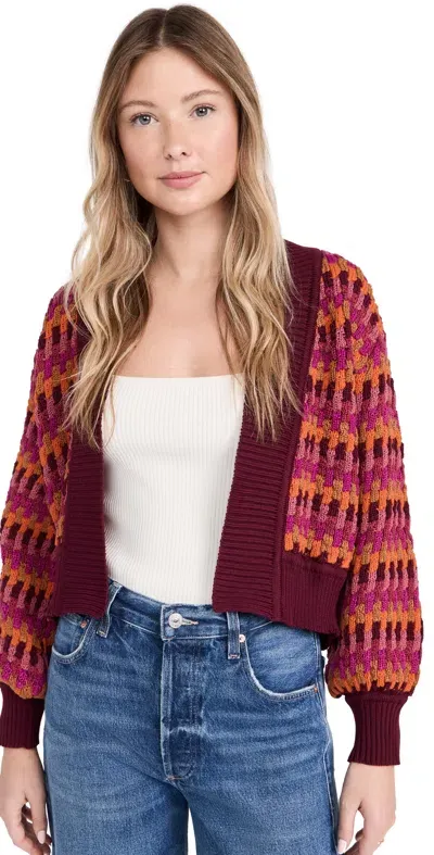 Dress To Nubis Knit Cardigan Colorful