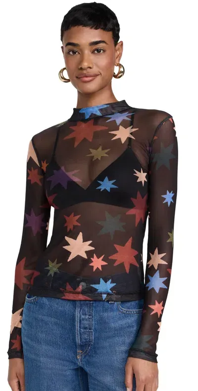 Dress To Orion Print Tulle Top Orion Print