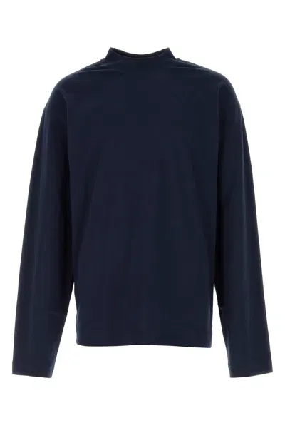 Dries Van Noten 01900-heger 9600 M.k.ls.t-shirt-xl Nd  Male In Blue