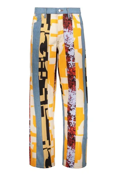 Dries Van Noten 5-pocket Jeans In Multicolor