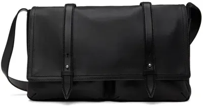 Dries Van Noten Black Crossbody Messenger Bag In 900 Black