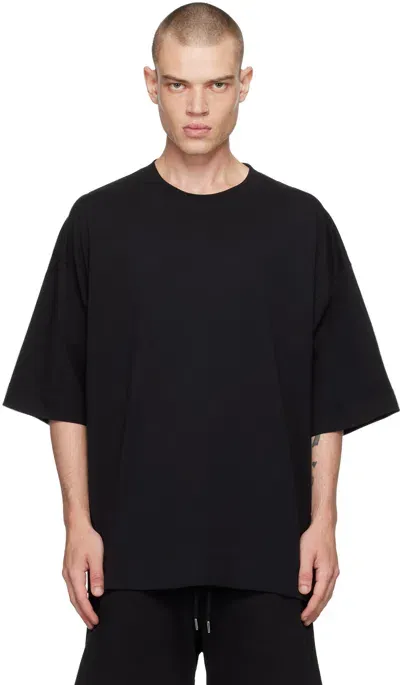 Dries Van Noten Black Oversized T-shirt In Black 900