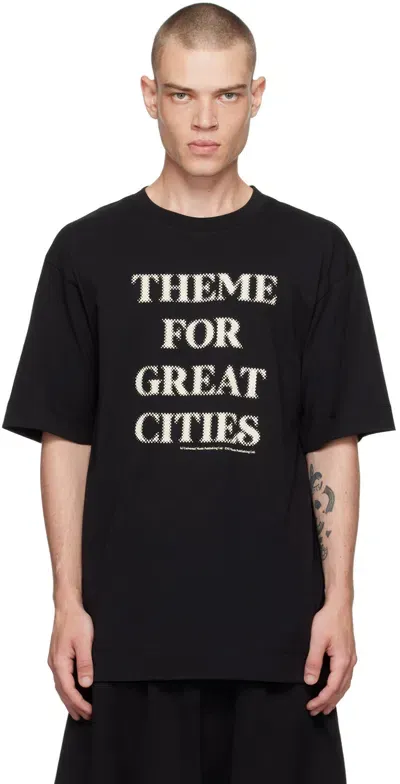 Dries Van Noten Black Theme Song T-shirt