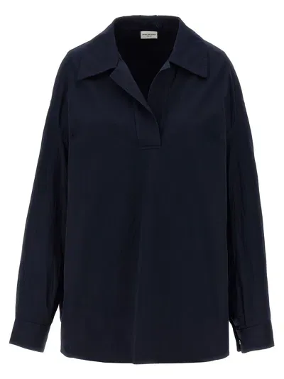 Dries Van Noten 'camis' Blouse In Blue