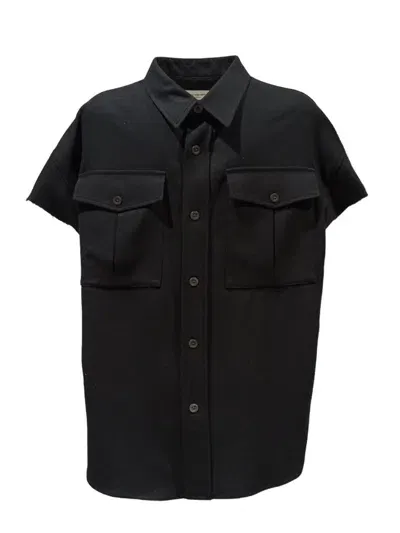 Dries Van Noten Cilloth 9261 M.w. Shirt Black