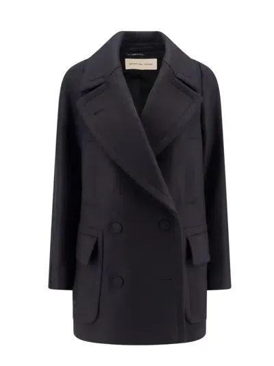 Dries Van Noten Coat In Black