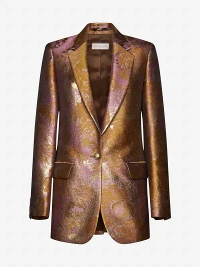 Dries Van Noten Blanchet Blazer In Multicolor