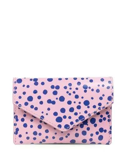 Dries Van Noten Graphic-print Wallet In Pink