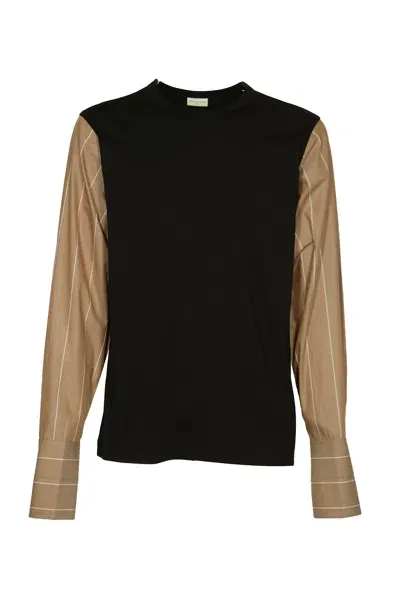 Dries Van Noten Hemrad T-shirt In Black