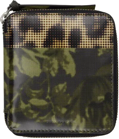 Dries Van Noten Khaki Printed Wallet In 606 Khaki