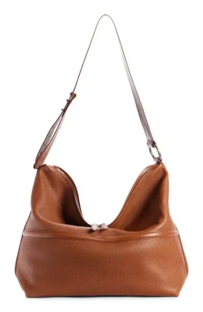 Dries Van Noten Leather Weekend Bag In Brown