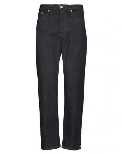 Dries Van Noten Indigo Straight Jeans In Blue