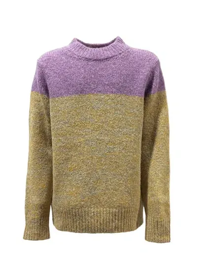 Dries Van Noten Moritz 9709 M.k.sweater Vio In Pink & Purple