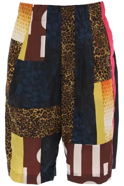 Dries Van Noten Pilburn Patchwork In Red