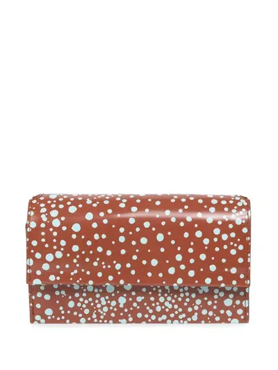 Dries Van Noten Polka-dot Crossbody Bag In Brown