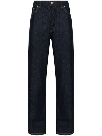 Dries Van Noten Pine Straight-leg-jeans In Blue