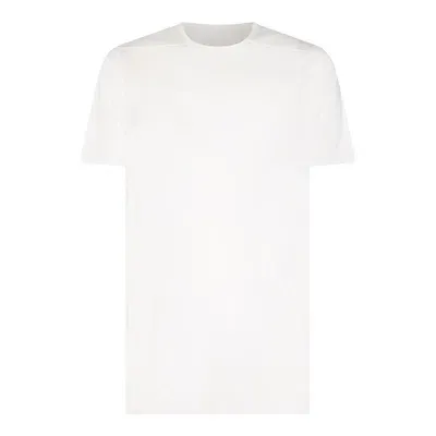 Drkshdw Crewneck Raw Cut Hem T-shirt T-shirt In Milk