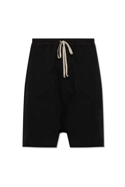 Drkshdw Elasticated Drawstring Waistband Pods Shorts In Black