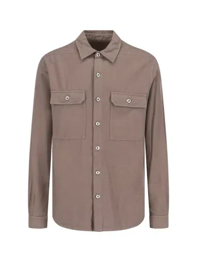 Drkshdw Portville Shirt In Brown